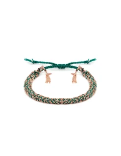 BRACELET N°183 - PINK GOLD / GREEN