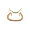 BRACELET N°183 - PINK GOLD / JADE
