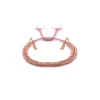 BRACELET N°183 - PINK GOLD / PINK
