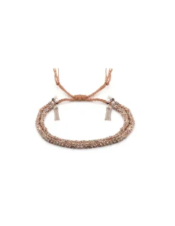 BRACELET N°183 - SILVER / BEIGE