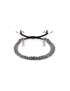 BRACELET N°183 - SILVER / BLACK