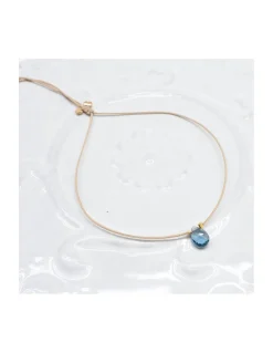 BROWNISH - BRACELET GOUTTE ZIRCON BLEU