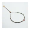 BROWNISH - BRACELET PYRITES ET GOUTTE TOURMALINE