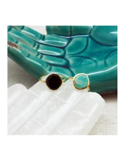 BY JOHANNE - DIWALI - BAGUE AMAZONITE - MOYEN MODÈLE