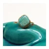 BY JOHANNE - DIWALI - BAGUE AMAZONITE - GRAND MODÈLE