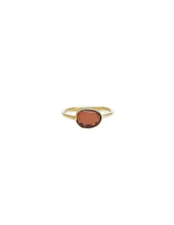 BY JOHANNE - DIWALI - BAGUE GRENAT - PETIT MODÈLE