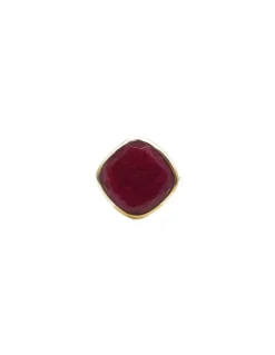BY JOHANNE - DIWALI - BAGUE RUBIS - GRAND MODÈLE