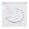 CANDIES - BRACELET 36 PERLES SOUCOUPES ET 11 SPINELLES MULTICOLORES SUR CORDON