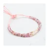 CANDIES - BRACELET PERLES SOUCOUPES ET SPINELLES MULTICOLORES SUR CORDON