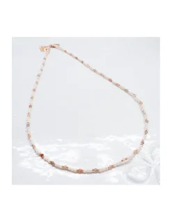 CANDIES - COLLIER SPINELLES MULTICOLORES ET MINI PERLES SOUCOUPES