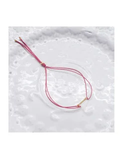 CANNES - BRACELET CHAÎNE PLAQUÉE OR ET CORDON (AU CHOIX)