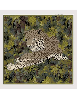 CARRE SOIE - MIKE - KHAKI
