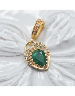 CHARM - COEUR, EMERAUDE ET DIAMANTS
