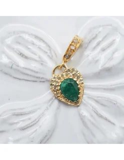 CHARM - COEUR, EMERAUDE ET DIAMANTS