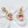 CHARM - COEUR, TOURMALINE ET DIAMANTS