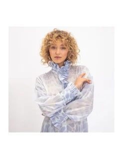 CHEMISE SHAKTI BLEUE