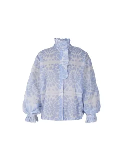 CHEMISE SHAKTI BLEUE