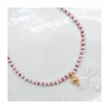 COLLIER - ANAR 3 - ROUGE ET ROSE