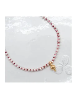 COLLIER - ANAR 3 - ROUGE ET ROSE