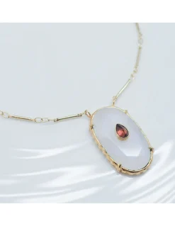 COLLIER - CHEEMA PIERRE DE LUNE ET IOLITE