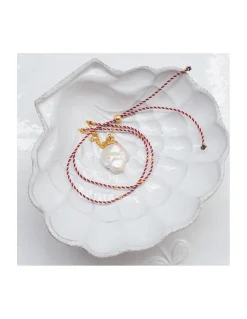 COLLIER - MOOREA 2 - GRENAT ET PERLE IRRÉGULIÈRE