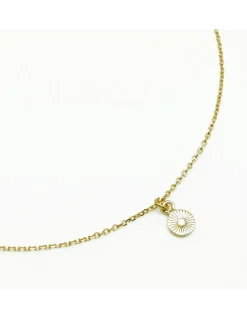 COLLIER CHAINE FORCAT 40CM ET MEDAILLE MINI SOLEIL