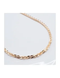 COLLIER CHAINE INCROYABLE - 45CM PLAQUÉE OR