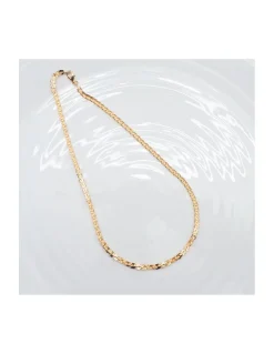 COLLIER CHAINE INCROYABLE - 45CM PLAQUÉE OR