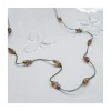 COLLIER COURT MIX DE PIERRES SEMI-PRÉCIEUSES - N°651