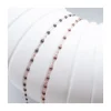 COLLIER RAS DE COU OR ROSE 42CM- GIGI - CUIVRÉ OU QUARTZ