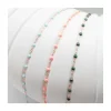 COLLIER RAS DE COU OR ROSE 50CM- GIGI - JADE, SCARABÉE OU SAUMON