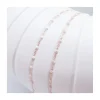 COLLIER RAS DE COU OR ROSE 42CM- GIGI - TONS BLANCS