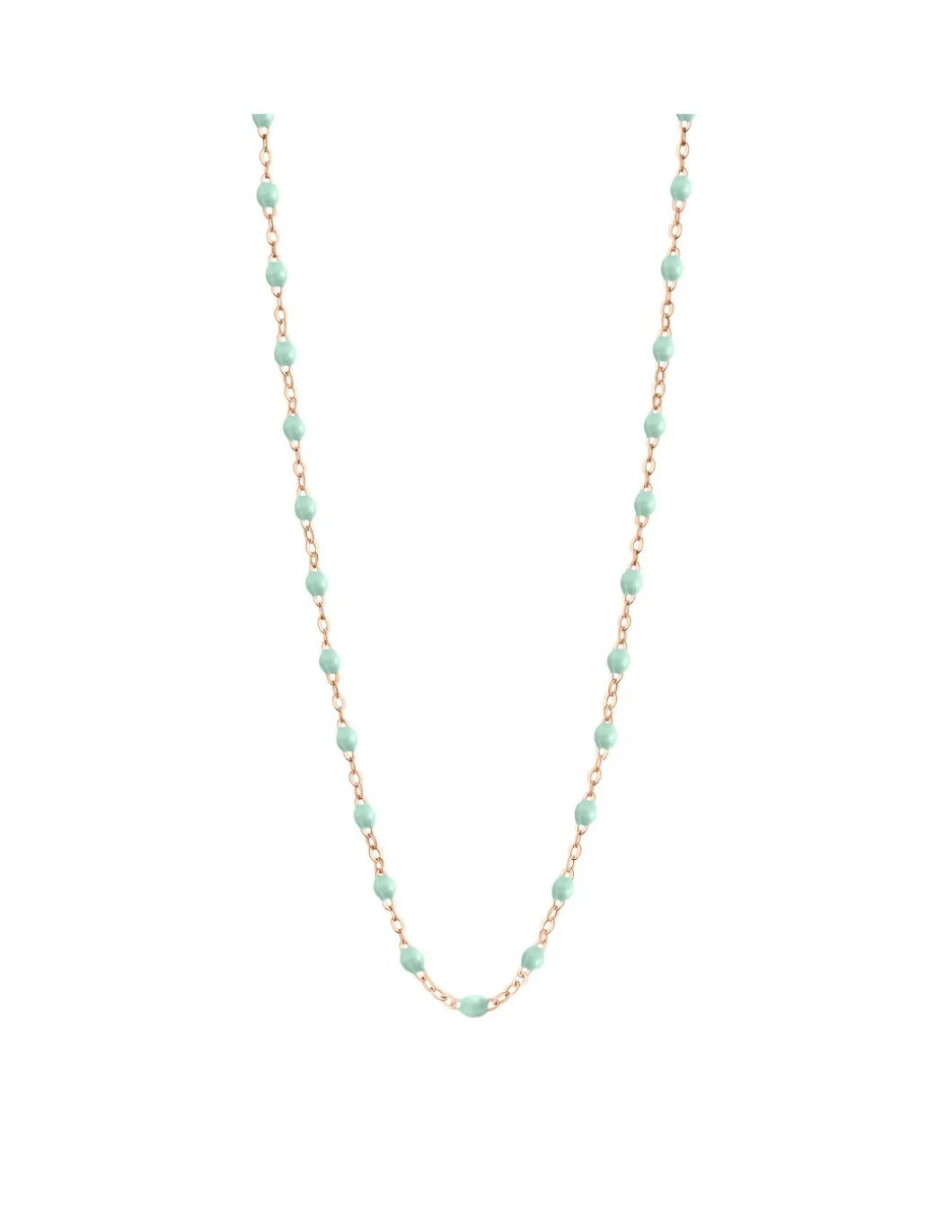 COLLIER RAS DE COU OR ROSE 42CM- GIGI - TONS BLEU CLAIR