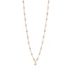 COLLIER RAS DE COU SUPRÊME DIAMANT OR ROSE 42CM- GIGI - OPALE