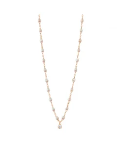 COLLIER RAS DE COU SUPRÊME DIAMANT OR ROSE 42CM- GIGI - OPALE