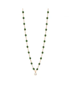 COLLIER RAS DE COU SUPRÊME DIAMANT OR ROSE 42CM- GIGI - SCARABÉE