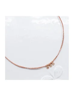 DAISY - COLLIER CORDONS LUREX ET 3 FLEURS (CORDONS MULTICO AU CHOIX)
