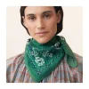 FOULARD EN COTON - 652 - BOTTLE GREEN