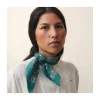 FOULARD EN COTON - 675 - BOTTLE GREEN