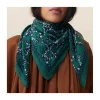 FOULARD EN COTON - 680 - BOTTLE GREEN