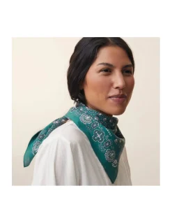 FOULARD EN COTON - 675 - BOTTLE GREEN