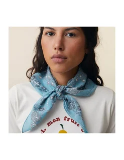 FOULARD EN COTON - 675 - CLOUD