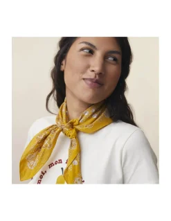 FOULARD EN COTON - 675 - HOLI YELLOW