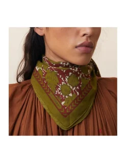 FOULARD EN COTON - 680 - KHAKI