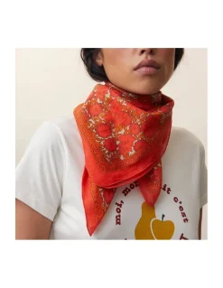 FOULARD EN COTON - 680 - POP PINK