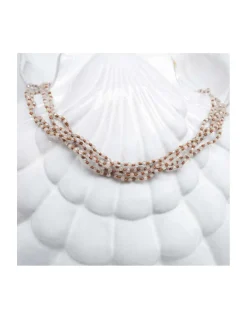 GIGI - COLLIER COURT ZIRCONS GRIS
