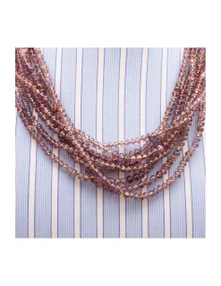 GIGI - COLLIER LONG COLOR CHANGE GARNETS