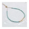 G-LINKS - BRACELET LARIMARS ET CHAÎNE PLAQUÉE OR 3 MAILLONS OVALES
