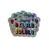 GLITTER STICKER - STAYING DELULU IS THE SOLULU