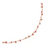 IBIZA - COLLIER CORAIL BAMBOO SUR CORDON PÊCHE